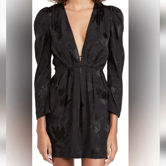 Misa Los Angeles Charlize Women's Size 0 Black Mini Dress EUC - Picture 1 of 9